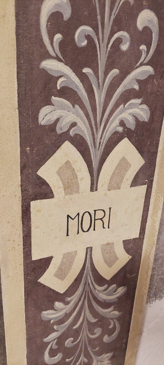 Memento Mori grande dipinto a tempera su tela XVIII secolo-photo-1
