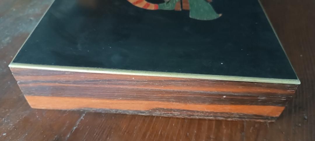 Scatola da gioco in legno intarsiato primi 900-photo-1