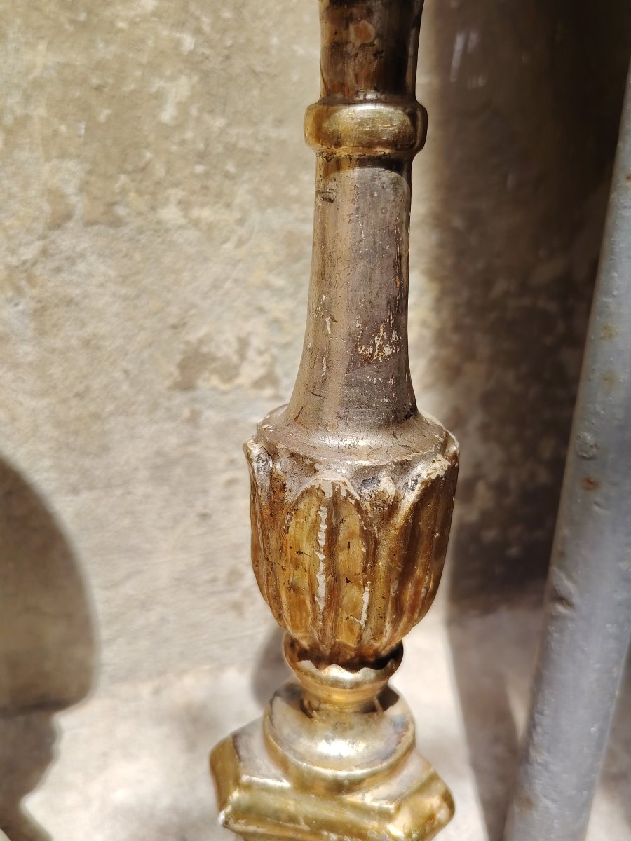 Coppia Candelieri antichi Luigi XVI  Argento E Mecca Originali-photo-5