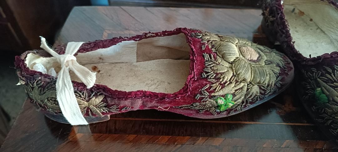  ANTICHE PANTOFOLE OTTOMANE XIX SECOLO-photo-1