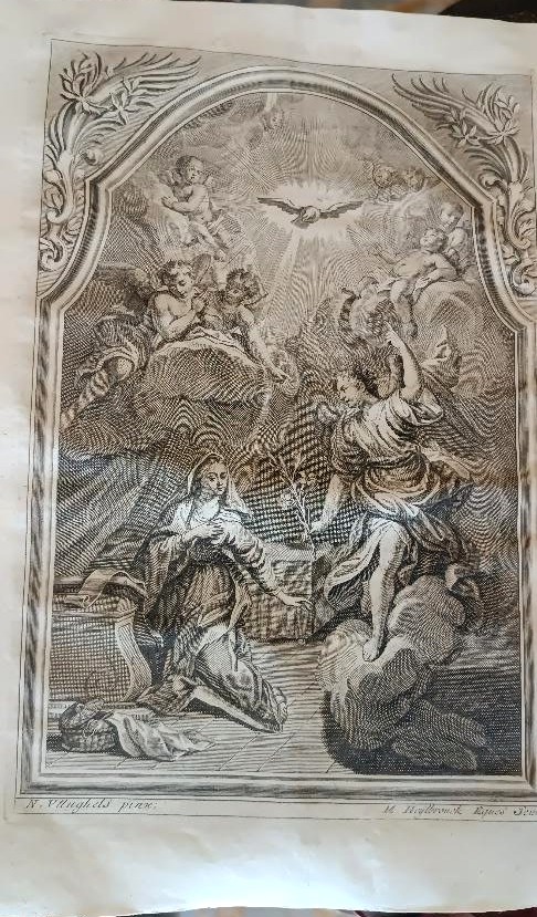 messale antico -Missale romanum ex decreto sacrosancti concilii tridentini 1736-photo-3