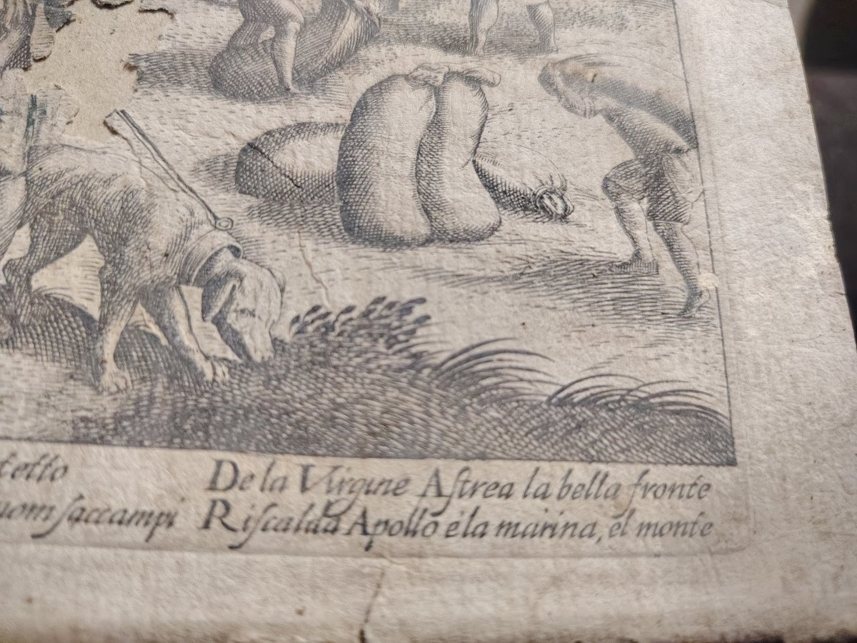 acquaforte su carta vergellata Justus Sadeler, XVII secolo-photo-2