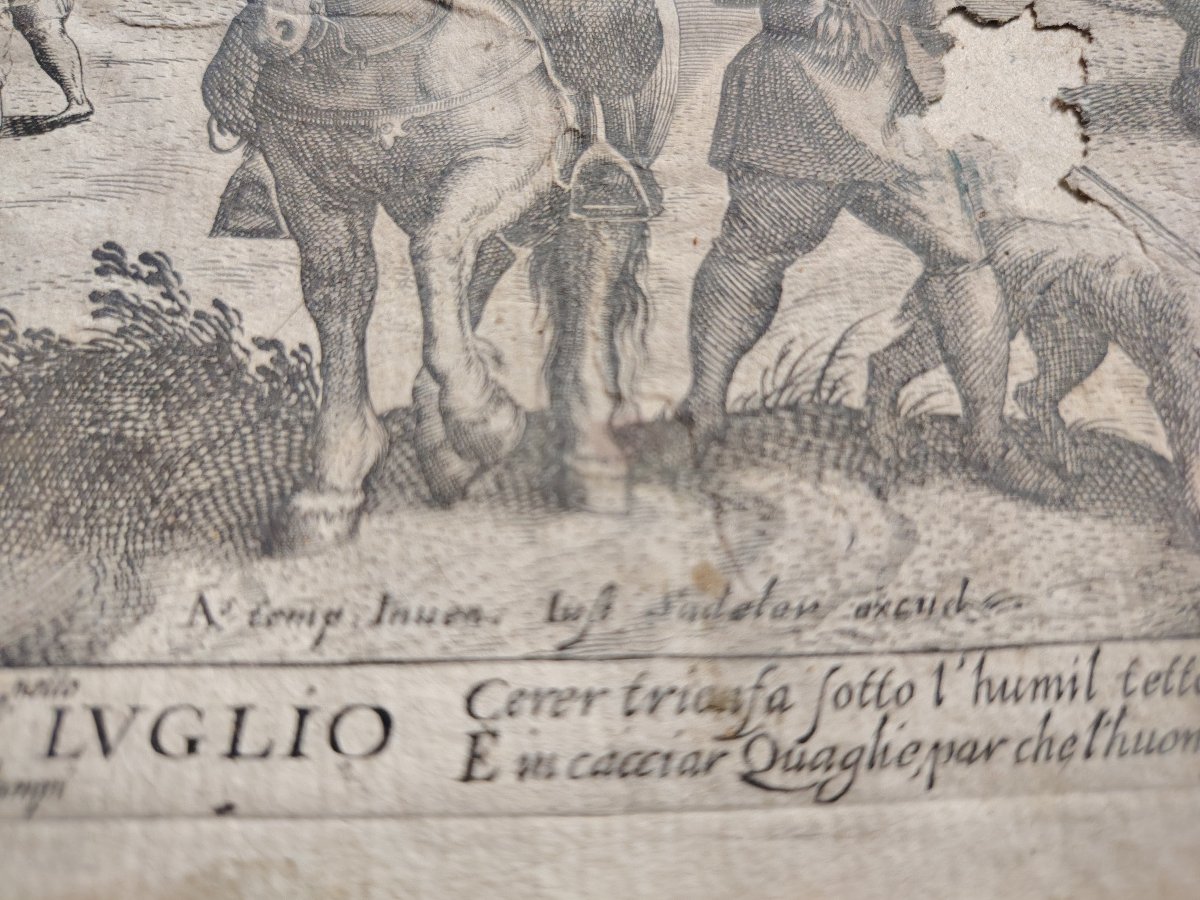 acquaforte su carta vergellata Justus Sadeler, XVII secolo-photo-8
