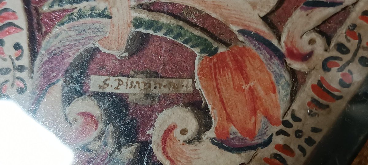 Reliquiario antico con reliquie ,lavorazione monacale XVIII secolo canavet paer-roules-photo-4