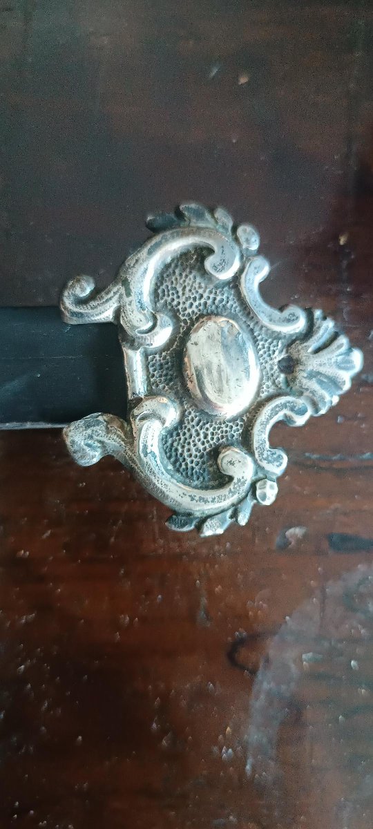 Antico crocifisso ,acquasantiera ,in argento XIX secolo Napoli-photo-4