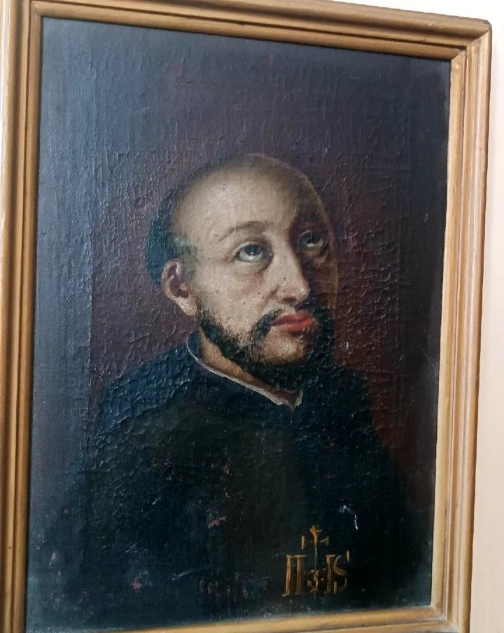 dipinto antico Sant'Ignazio di Loyola XVII \ XVIII secolo-photo-4
