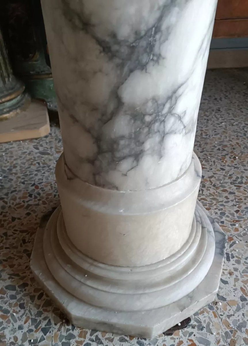 Grande colonna in alabastro fine XIX secolo-photo-1