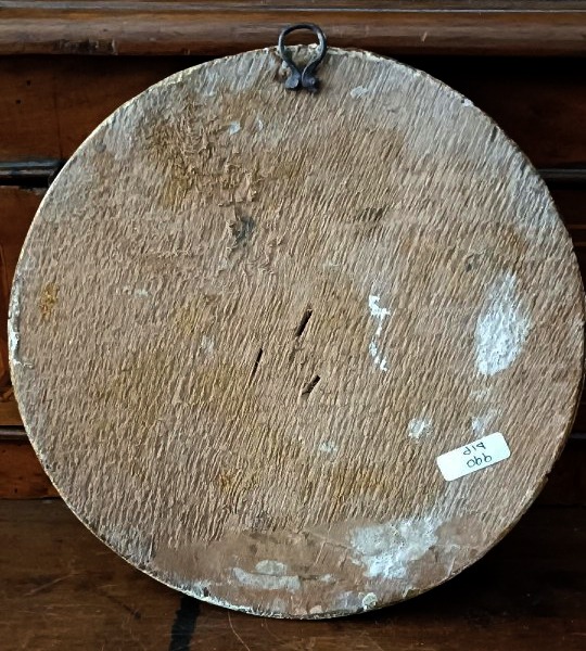 Antico dipinto su tavola tecnica ( arte povera ) venezia XVIII secolo-photo-3