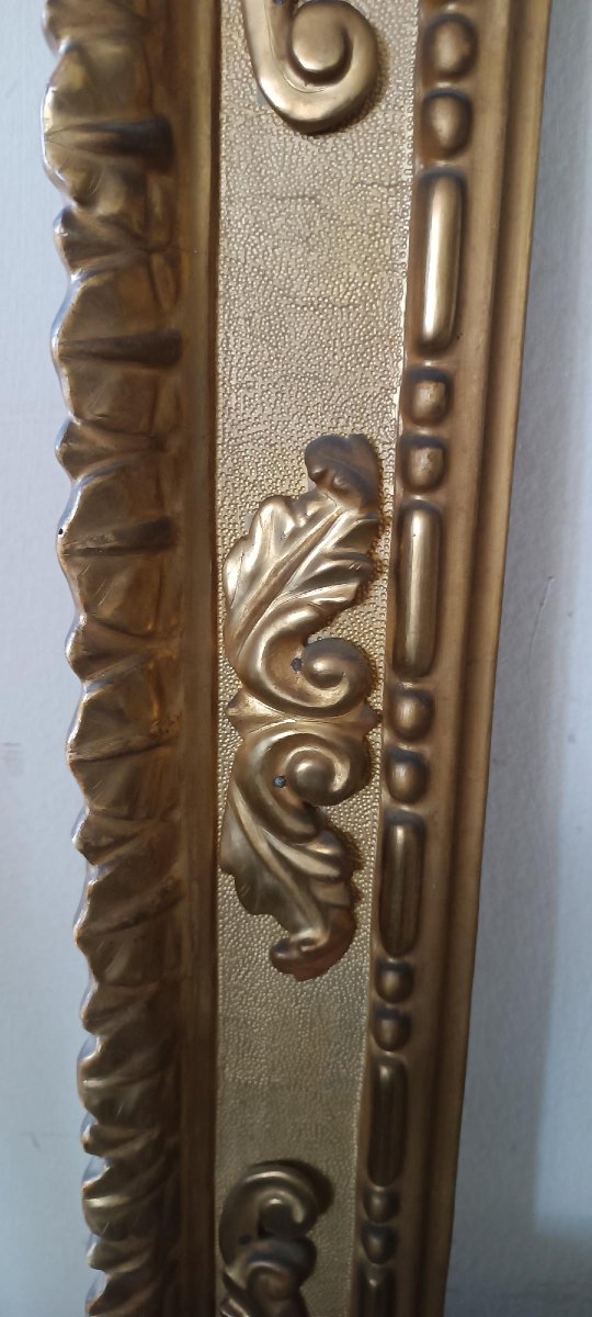 Antica cornice in legno dorato-photo-2