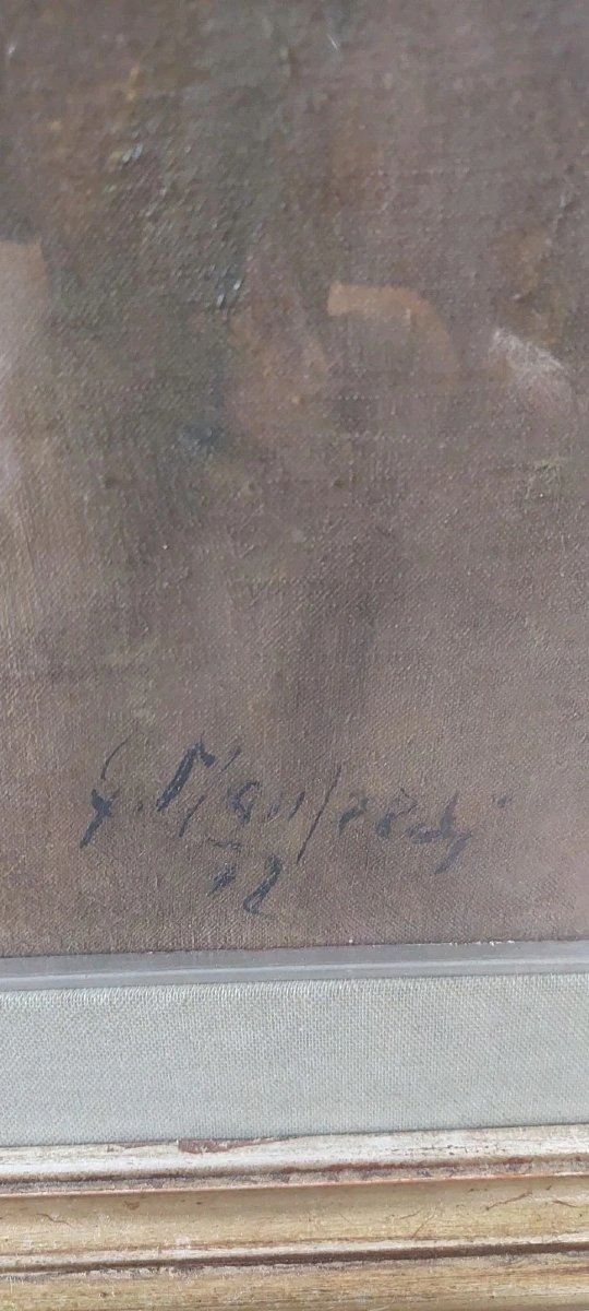 Giuseppe MANFREDI ( 1934 - 1987) DIPINTO OLIO NATURA MORTA FIORI 70 X 50-photo-3