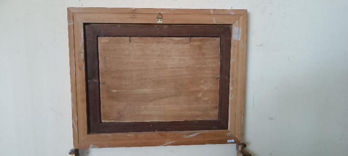 Olio su tavola -inizi xx secolo-interno chiesa-photo-6