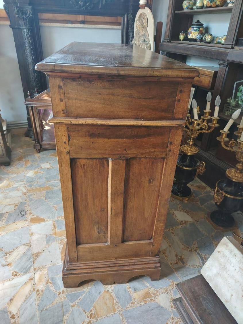 Credenza a due porte in noce piemonte XVIII secolo-photo-1
