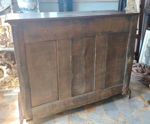 Credenza a due porte in noce piemonte XVIII secolo-photo-7