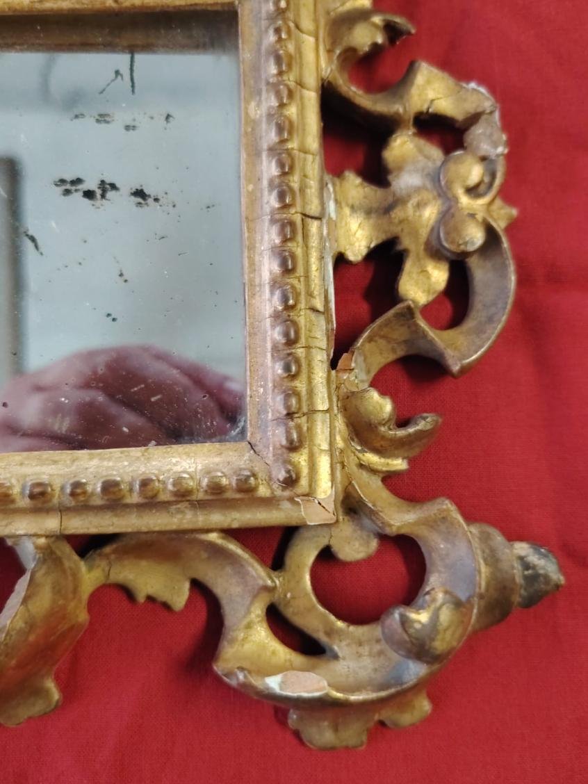 Antica cornice intagliata Firenze XIX secolo-photo-7
