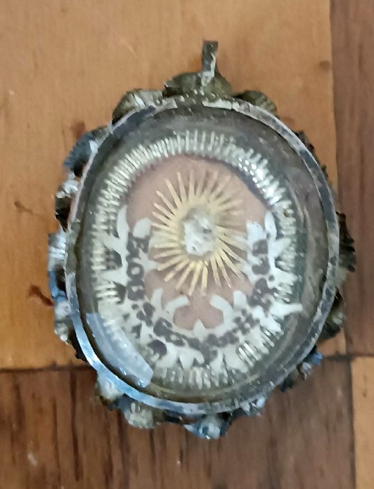 Antica reliquia d'argento di San Gregorio 1° ( SAN GREGORIO MAGNO ) Papa-photo-2