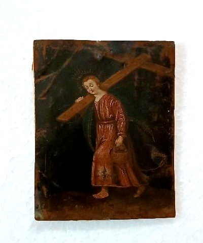 Piccolo dipinto su rame  XVII\XVIII SECOLO