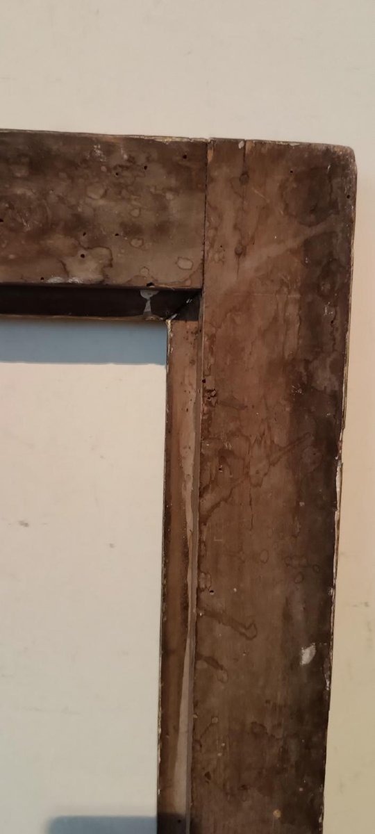Antica cornice legno dorato inizi XVIII secolo italia-photo-4