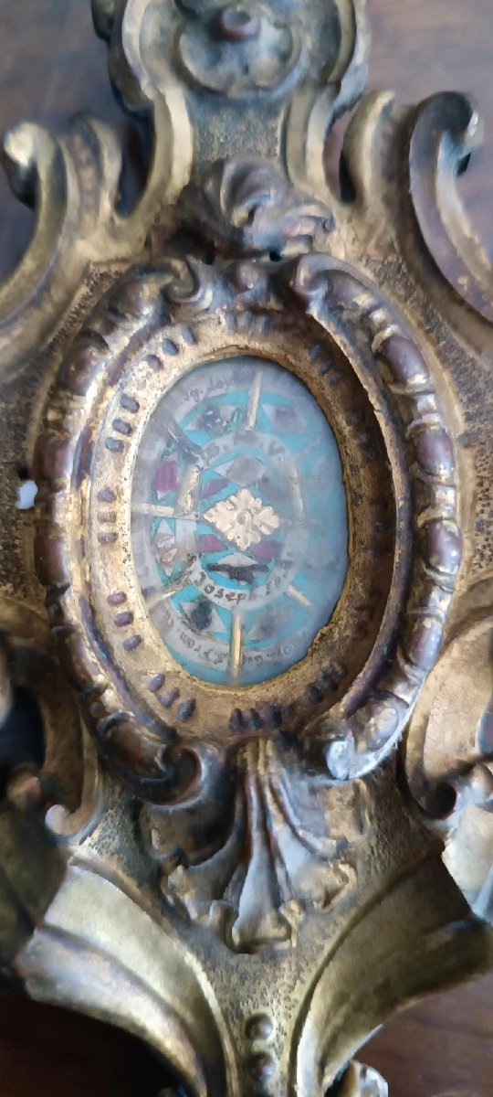 ANTICHE RELIQUIE CON RELIQUIARIO san luigi,san francesco ,san giuseppe ecc..-photo-3