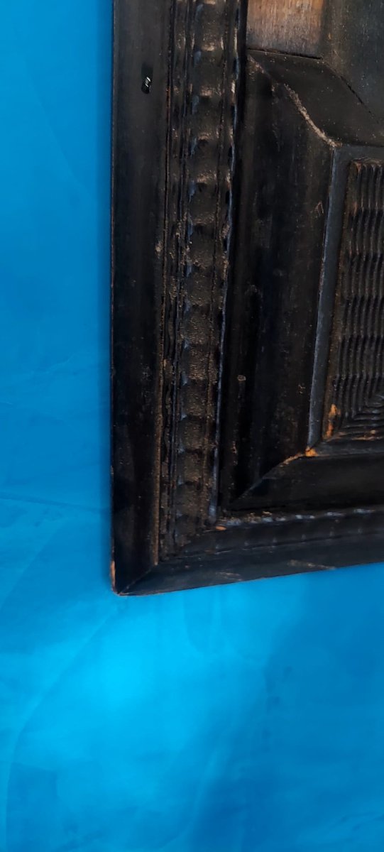 Cornice guilloche, legno ebanizzato, XIX secolo -photo-4