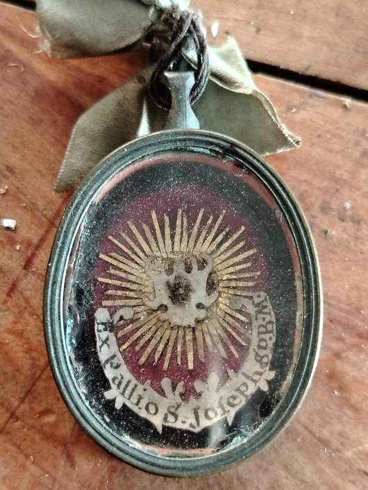 Antica reliquia ex palio San Giuseppe-photo-2