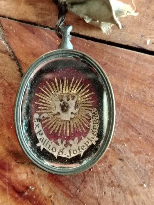 Antica reliquia ex palio San Giuseppe-photo-3