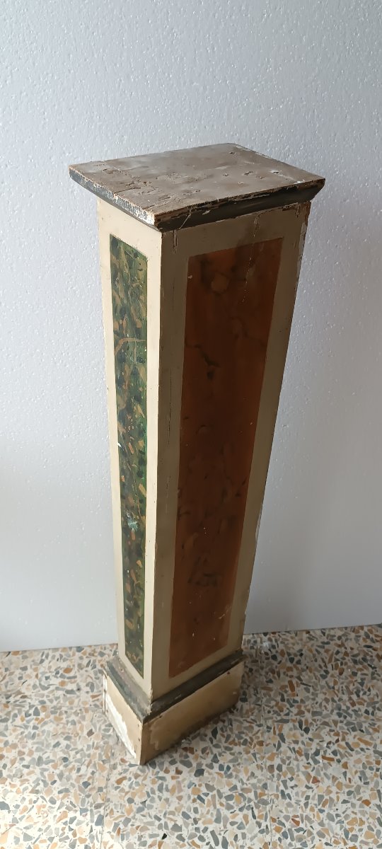 colonna in legno laccato fine 800-photo-4