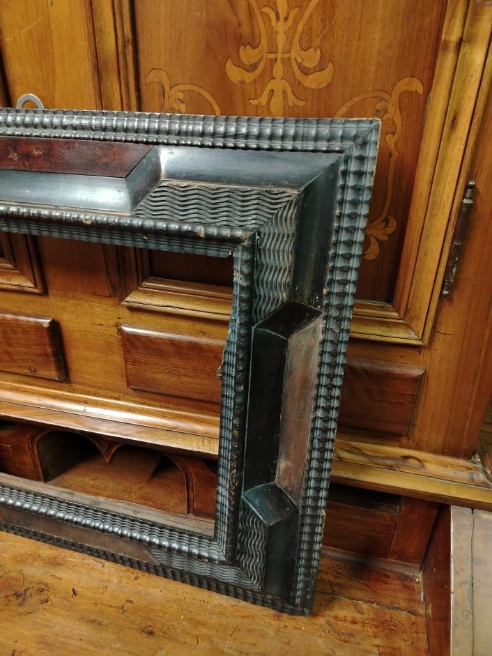 cornice guilloche in legno ebanizzato-photo-3