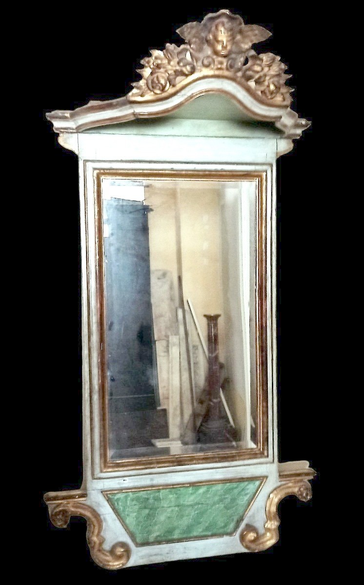 Residenza cornice specchio  barocca xviii secolo Toscana