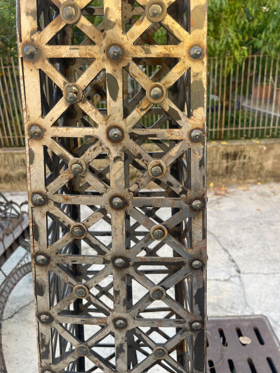 Incredibile modello in ferro di torre Eiffel  340 cm divisibile 3 pezzi-photo-3
