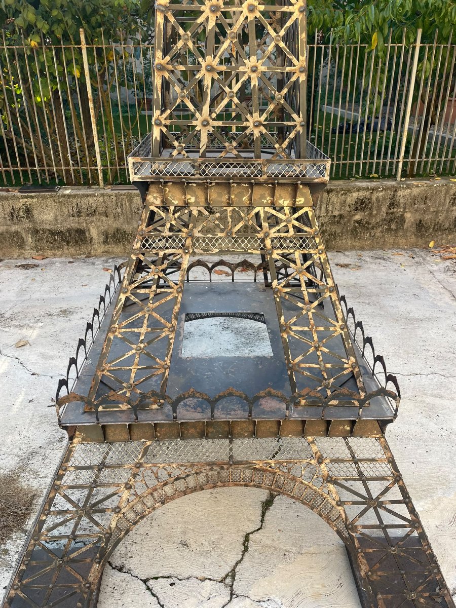Incredibile modello in ferro di torre Eiffel  340 cm divisibile 3 pezzi-photo-7