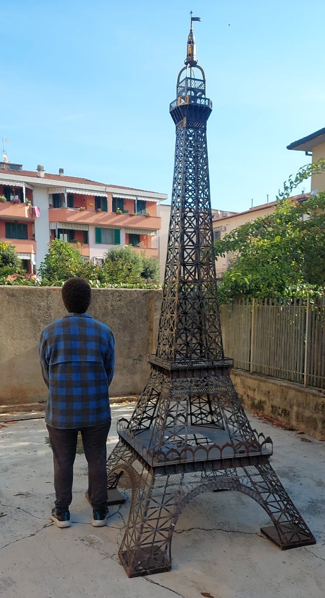 Incredibile modello in ferro di torre Eiffel  340 cm divisibile 3 pezzi