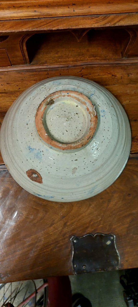 Grande ciotola in ceramica di  Fajaluza  XIX secolo-photo-4