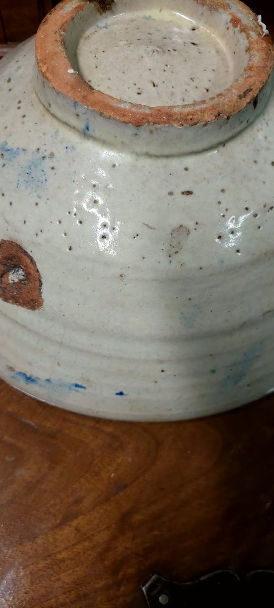 Grande ciotola in ceramica di  Fajaluza  XIX secolo-photo-6