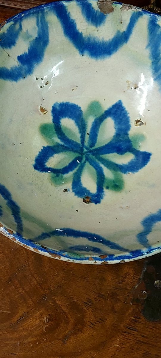 Ciotola in maiolica de  Fajaluza XIX sec-photo-5