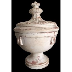 Grande vaso terracotta patinata fine XIX secolo
