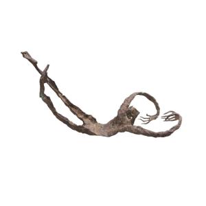  GRANDE SCULTURA IN BRONZO ASTRATTA FIGURA PLASTICA ANNI 70
