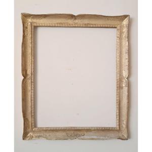 cornice antica a guantiera PRIMA META' XIX SECOLO NAPOLI- LEGNO DORATO