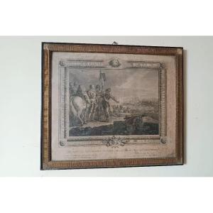 incisione bulino antica Caresme inv. Patas INC. Henry IV