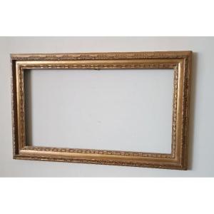 Grande cornice in legno dorato primi 900