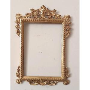 cornice in legno intagliato oro zecchino stile antico