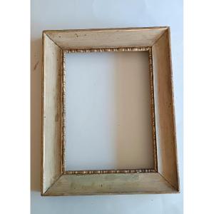 Cornice antica stile Impero primi 800 ,laccata e dorata