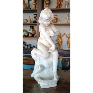 Grande scultura in marmo XIX secolo