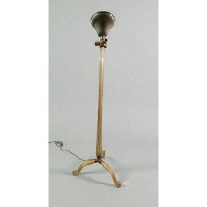 Lampada da Terra Tripode Barovier & Toso  Vetro di Murano dorato 1930/40