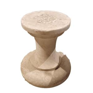 Base in marmo bianco carrara antico