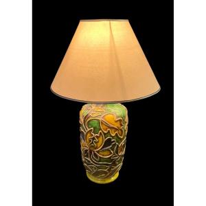 Lampada In Ceramica  UGO ZACCAGNINI Anni 30