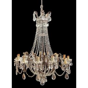 Lampadario a Mongolfiera Italia Ultimo Quarto XIX Secolo" 