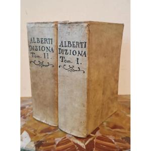 Dizionario Italiano-Francese/Francese-Italiano 2 volumi 1775 de Alberti venezia