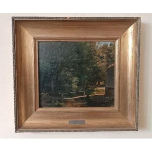 Dipinto olio su tavoletta , GIUSEPPE HAINMANN (Milano 1828-Alessandria d'egitto 1883)