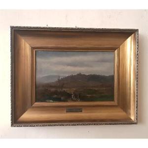 Dipinto olio su tela , GIUSEPPE HAINMANN (Milano 1828-Alessandria d'egitto