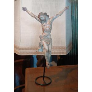 Antico cristo in legno policromo XVII secolo Italia